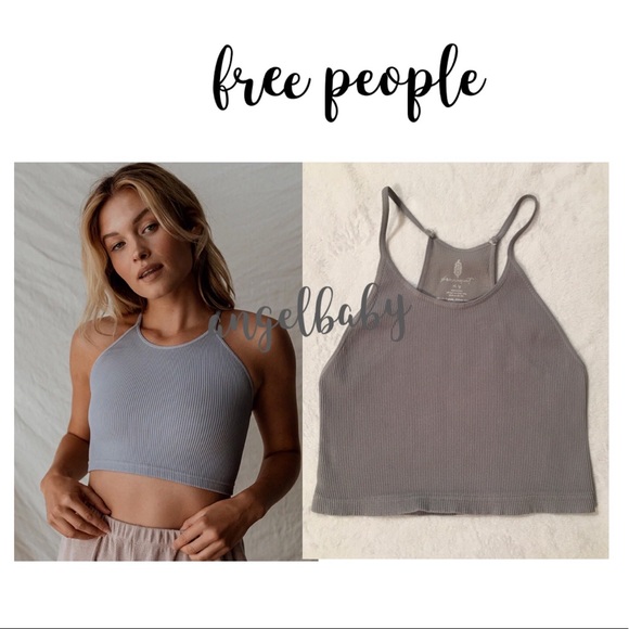 Free People Happiness Runs Crop in Grey! - Picture 9 of 12